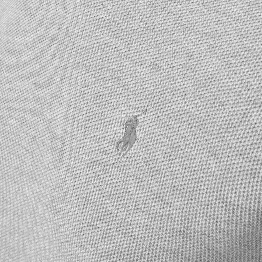 Alternative Image for ProductRalph Lauren Crew Neck Waffle Knit Jumper Grey3